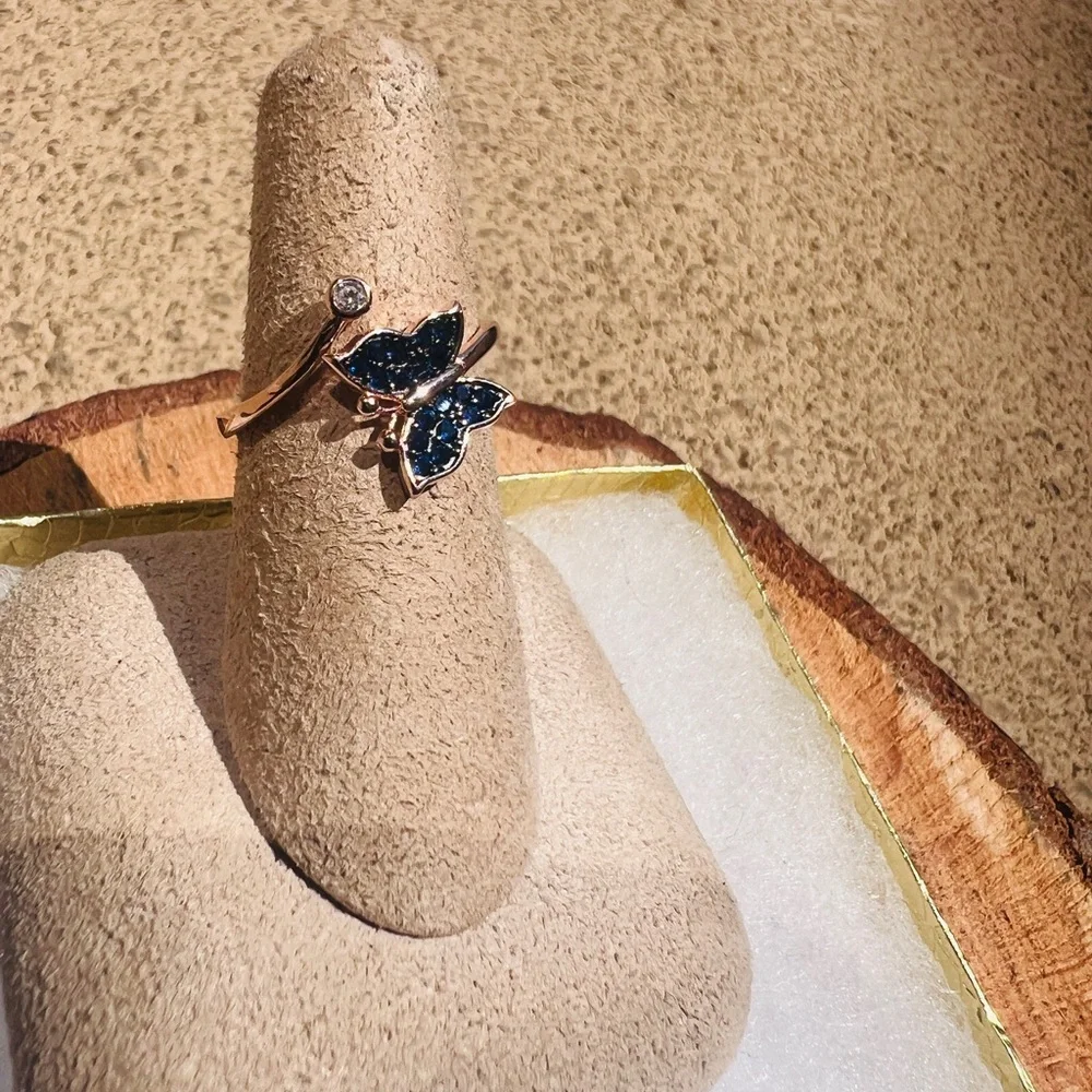 Butterfly female Sterling silver 925ring